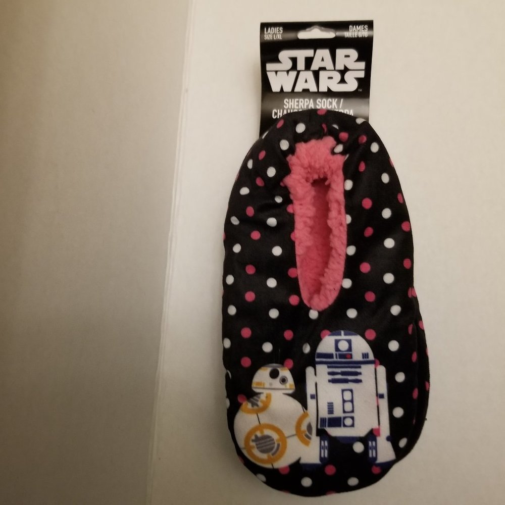 Star Wars Droids Non-slip Sherpa Sock Slippers